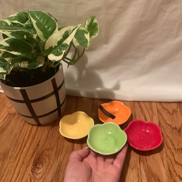 Set of 4 Ceramic Trinket Dishes - Picture 2 of 2